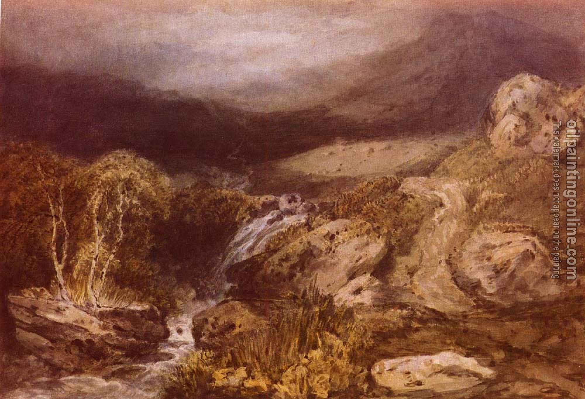 Turner, Joseph Mallord William - Mountain Stream, Coniston
